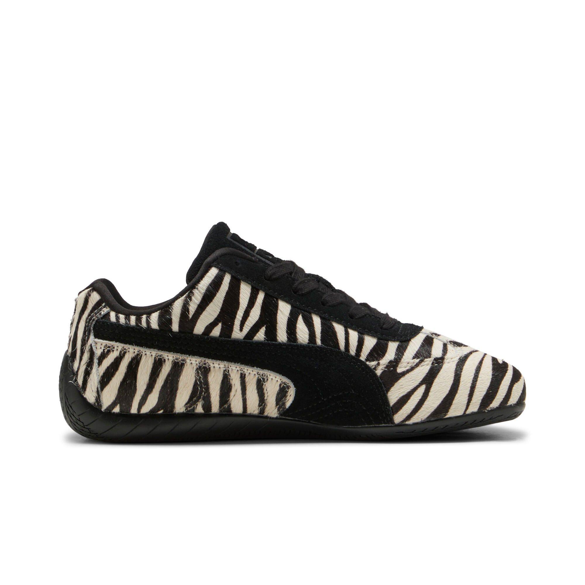 【PUMA】Women's Speedcat zebra print PUMA Speedcat Zebra Print Genuine Calf Hair Sneaker (Women